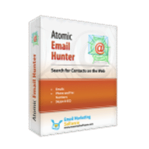 برنامه atomic email hunter برنامه ای  قوی جهت استخراج آدرس ایمیل از سایت های متنوع و دلخواه شماست