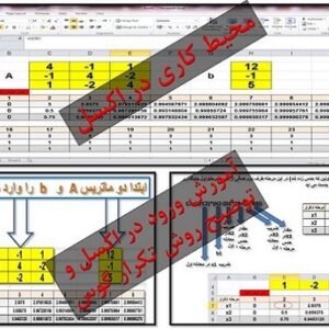حل معادلات 3*3 به روش تکرار گوس سایدل در اکسل