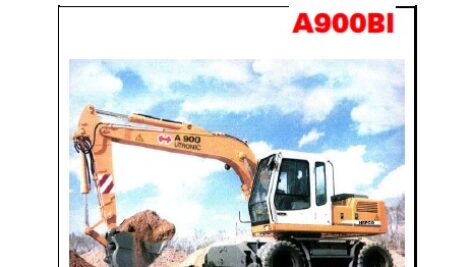 دستورالعمل تعمير نگهداري و كاربري بيل A900 لیبهر هپکو
