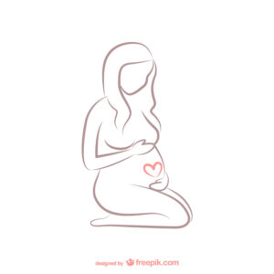لایه باز وکتور زن باردار