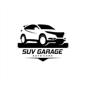 لایه باز وکتور ماشین الگوی suv آرم مراقبت از خودکار