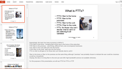 پاورپوینت و پی دی اف آشنایی با تکنولوژی های FTTXو آموزش های آن