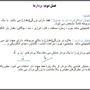 فایل جزوه فیزیک مکانیک  جلد 1 هالیدی