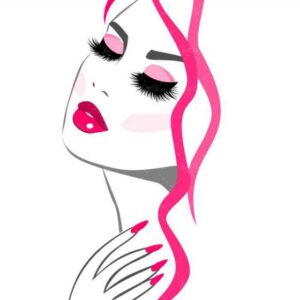 وکتور چهره برای طراحی آرایشگاه زنانه