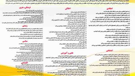 طرح بنر اهداف دوره دوم آموزش متوسطه