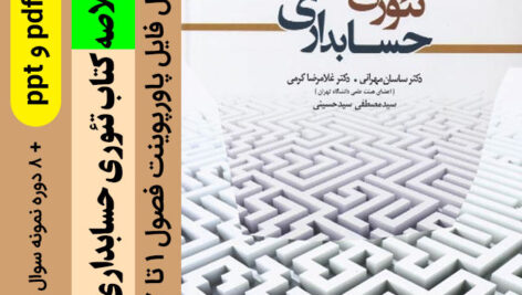 دانلود پاورپوینت خلاصه کتاب تئوری حسابداری 1 – دکتر مهرانی و دکتر کرمی + 8 دوره نمونه سوال با پاسخنامه