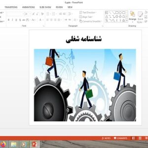 پاورپوینت شناسنامه شغلی