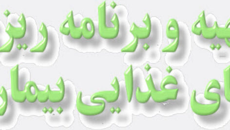 دانلود پاورپوینت اصول تهیه و برنامه ریزی انواع رژیمهای غذایی بیمارستانی