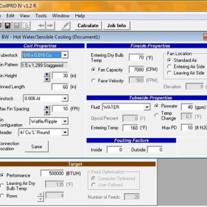 نرم افزار محاسبه کویل حرارتی کویل پرو coil pro