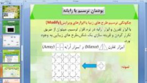 پاورپوینت پودمان دوم کار و فناوری پایه نهم ترسیم با رایانه