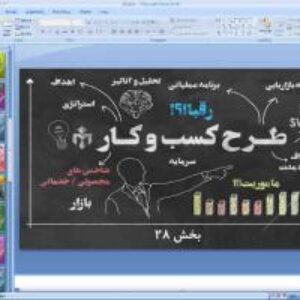 پاورپوینت درس بیست و هشتم کارگاه کارآفرینی و تولید پایه دهم طرح کسب و کار
