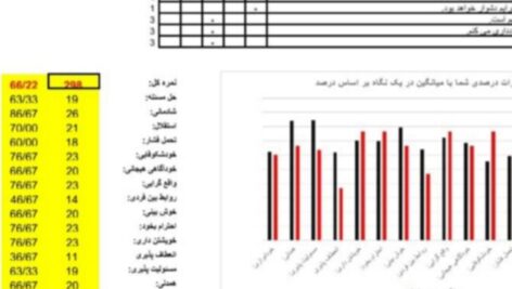 فایل اکسل هوش هیجانی بار آن