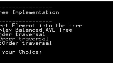 درج،پیمایش و نمایش درخت AVL در C++