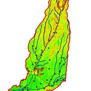 نقشه های GIS حوزه آبخیز رودخانه صوفی چای مراغه