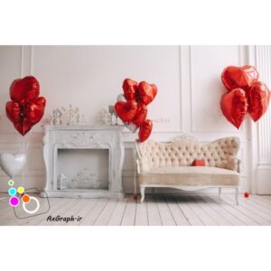 دانلود بک دراپ آتلیه تم ولنتاین-کد 2796