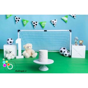 دانلود بک دراپ تولد تم فوتبال-کد  6260