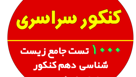 بانک 1000 تست جامع زیست شناسی دهم کنکور با پاسخ تشریحی