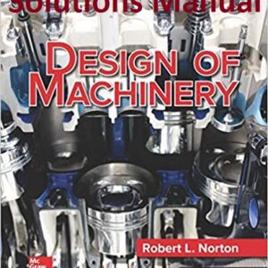 حل المسائل طراحی ماشین آلات  ویرایش 6 رابرت ال نورتون با عنوان : Solutions Manual to Design of Machinery Robert L. Norton 6th Edition