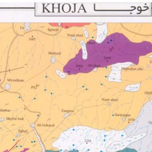نقشه زمین شناسی خوجا (1:100000)