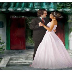 1 عدد فون عروس و داماد لایه باز با فرمت فتوشاپ