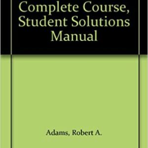 حل مسائل حساب دیفرانسیل و انتگرال روبرت آدامز به صورت PDF و به زبان انگلیسی در 669 صفحه