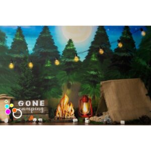 دانلود بک دراپ آتلیه تم کمپ جنگلی-کد 4775