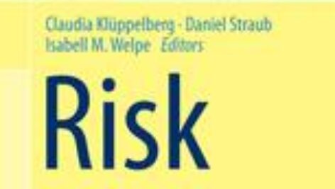 Risk – A Multidisciplinary Introduction