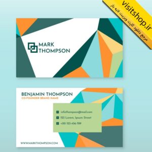 دانلود کارت ویزیت لایه باز حرفه ای سری جدید رنگارنگ 3d جذاب و سه بعدی